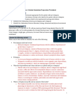 OB Session 1 Student Simulation Preparation Worksheet Objectives