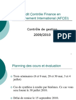 Support Contrôle de Gestion 1 PDF