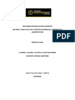 Didacticas Del Proceso Enseñanza Aprendizaje Universitario Final