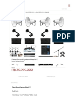 Paket Sound System Masjid E - Sound System Masjid - Audio Pro