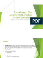 (Part 1) Pert 10 Anemia, Obat Anastesi, Vitamin Dan Mineral - Part 1 - New