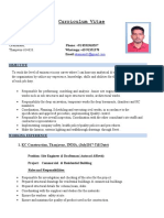 Curriculum Vitae: Kannan Elangovan