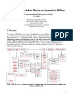 Simulation of Turbulent Flow in An Asymmetric Diffuser: 1. Purpose