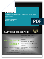 Rapport de Stage ASSURANCES ET CONSEILS BAROUTI (ASCOBA) SARL PDF