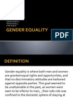 Gender Equality