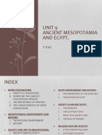 Unit 9 Ancient Mesopotamia and Egypt