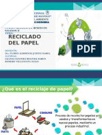 Reciclaje DE PAPEL