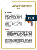 De Los 15 Principios de Contabilidad General Aceptada