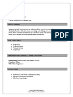 Profile Summary: Quantum Global Campus Master of Business Administration