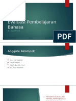 Evaluasi Pembelajaran Bahasa Arab