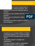 Defination of Training and Evaluation