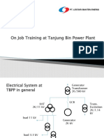 On Job Training at Tanjung Bin Power Plant Erick Immanuel