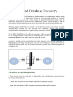 Firewalls and Database Recovery: A Firewall Can Serve The Following Functions