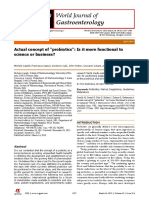 Caselli Et Al. - 2013 - Actual Concept of Probiotics Is It More Functional To Science or Business PDF