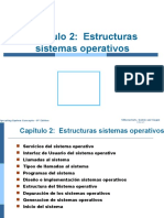 Capítulo 2: Estructuras Sistemas Operativos: Silberschatz, Galvin and Gagne ©2013 Operating System Concepts - 9 Edition