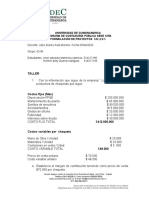 Adm Financiera Punto de Equilibrio