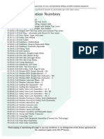 NS 1 Specification Numbers NS1 A4