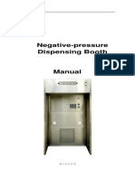 Manual of Negative-Pressure Dispensing Booth