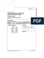 DM74LS266 Quad 2-Input Exclusive-NOR Gate With Open-Collector Outputs