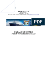 Catalogue Card: Piston Type Steering Gears