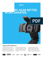 See More - Hear Better. Work Smarter.: Logitech B910 HD Webcam