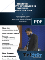 Mikrotik Quality of Service in Wireless Bridge PTP Link