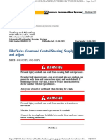 Piot Valve Control Stering Press Test Adjust