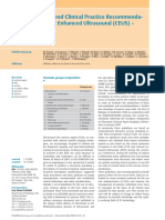 Guidelines and Good Clinical Practice Recommenda-Tions For Contrast Enhanced Ultrasound (CEUS) - Update 2008