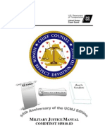 Military Justice Manual Comdtinst M5810.1D