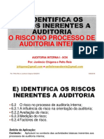 O Risco No Processo de Auditoria Interna