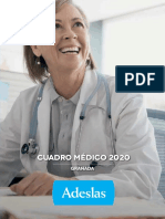 Adeslas Cuadro Médico 2020