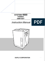 System: Instruction Manual