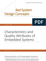 Embedded Systems (18EC62) - Embedded System Design Concepts (Module 4)