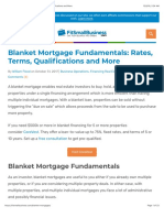 Blanket Mortgage Fundamentals