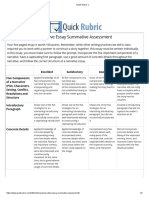 Quick Rubric Ver