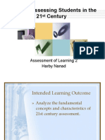 Lesson 1 Assessing Students in The 21 Century: Assessment of Learning 2 Harby Nanad