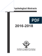 Psychological Abstracts 2016 18