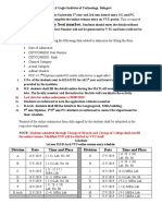 Schedule and Details For VTU Resume Entry