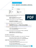 Intermediate Grammar 5.4: Nouns and Pronouns - Reflexive and Reciprocal Pronouns