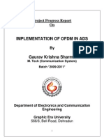 Implimentation of OFDM in ADS Progress Report