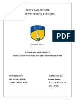 Land Law Assesment 1