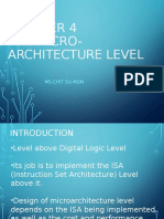 The Micro-Architecture Level: Ms - Chit Su Mon