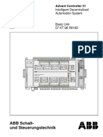 ABB Schalt-Und Steuerungstechnik: Hardware Intelligent Decentralized Automation System