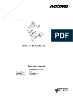 Exacta El/Cl/Hl/Tl - T: Operation Manual