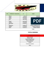 NOMINA Diego Romero - Francisco Robles