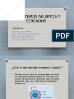 1.4 Sistemas Abiertos y Cerrados Termodinamica