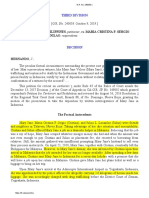 Third Division: People of The Philippines, Petitioner, vs. Maria Cristina P. Sergio and JULIUS L. LACANILAO, Respondents