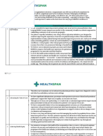 Healthspan / Bon Secours Mercy Health Executive Summary - NHRMC RFP