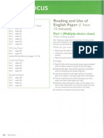 Reading and Use of English Paper (I 15: Hour Minutes)