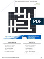 Crucigrama - Atletismo (Educacion Fisica - 7º) PDF